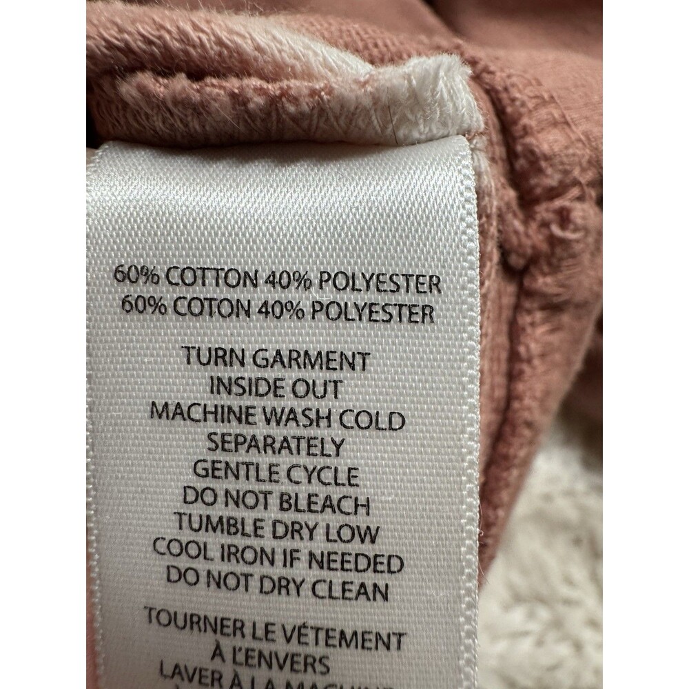 Tie-Dye Hooded Pullover Sweatshirt - Rust/Cream - Picture 6 of 7